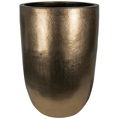 Luxe pot van TS Collection, serie Pure in de kleur Gold. De pot heeft een hoogte van 98 cm